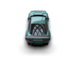 Realistic race car isolated on background. 3d rendering - illustration png