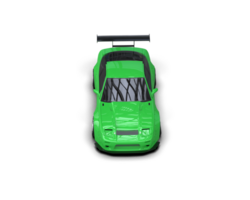 Realistic race car isolated on background. 3d rendering - illustration png