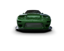Realistic race car isolated on background. 3d rendering - illustration png