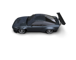 Realistic race car isolated on background. 3d rendering - illustration png