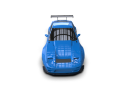 Realistic race car isolated on background. 3d rendering - illustration png