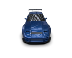Realistic race car isolated on background. 3d rendering - illustration png