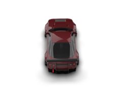 Realistic race car isolated on background. 3d rendering - illustration png