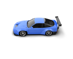 Realistic race car isolated on background. 3d rendering - illustration png