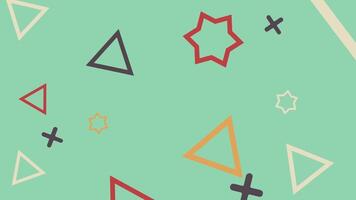 Hand Drawn Abstract Loop Background video