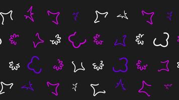 Seamless Pattern Abstract Animated Background video