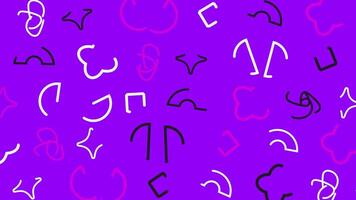 Seamless Pattern Abstract Animated Background video