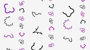 Seamless Pattern Abstract Animated Background video