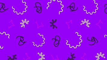 Seamless Pattern Abstract Animated Background video