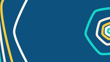 Minimal Hand Drawn Abstract Loop Background video