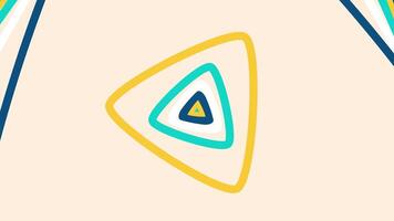 Minimal Hand Drawn Abstract Loop Background video