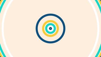 Minimal Hand Drawn Abstract Loop Background video