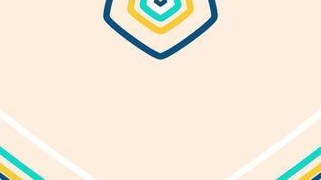 Minimal Hand Drawn Abstract Loop Background video