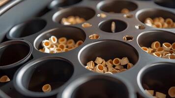 The top of a corn popper with multiple chambers visible and a sleek black finish video