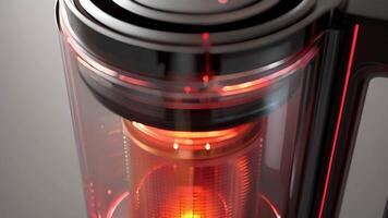 A detailed image of the interior of a smart mug showcasing the advanced sensors and heating elements that maintain the perfect temperature video
