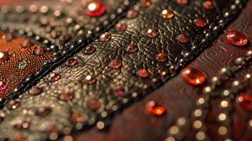 The carefully p studs and embellishments on a designer handbag adding a touch of edginess and personality to the sophisticated design video