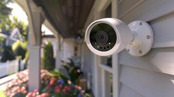 The compact size of a home security camera makes it easy to install in tight spaces ensuring every corner of the home is monitored video