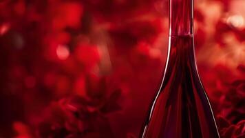 A slender curved bottle holds a velvetysmooth spirit in hues of deep ruby red tempting the viewer with possibilities of sips and exotic flavors video