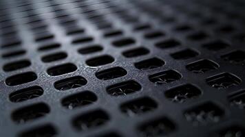 The intricate meshlike pattern on this portable SSD creates a sophisticated look and also helps with heat dissipation for optimal performance video