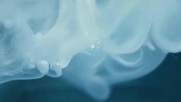The steam rising from the cooling plastic as it solidifies into a hard and sy form.. video