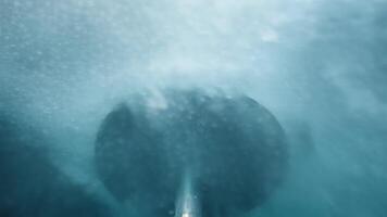 Intense macro footage of the turbines being tested under immense water pressure to simulate reallife conditions.. video