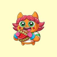 A lively, colorful cartoon featuring dynamic characters and funky adventures. vector