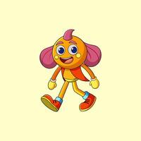 A lively, colorful cartoon featuring dynamic characters and funky adventures. vector