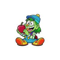 A lively colorful cartoon featuring dynamic characters and funky adventures. vector