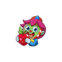 A lively colorful cartoon featuring dynamic characters and funky adventures. vector