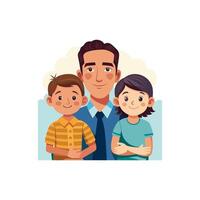 A loving bond, guiding, supporting, teaching, and nurturing life's journey vector