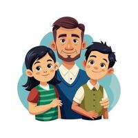 A loving bond, guiding, supporting, teaching, and nurturing life's journey vector