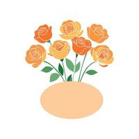 A beautiful, vibrant bloom that brings joy and color. vector