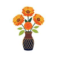 A beautiful, vibrant bloom that brings joy and color. vector