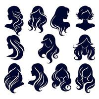 Elegant Hairstyles for Modern Men vector