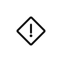 Alert icon. Warning icon symbol vector