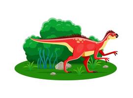 Pegomastax prehistoric dinosaur reptile character vector