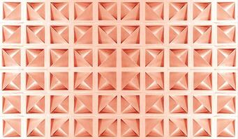 Coral color geometric pattern background. Repeat wallpaper pattern. Pastel color background texture. photo