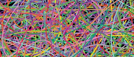 Abstract Colored Lines Background Colorful Stripes Line Pattern Template For Banner, Poster, Wallpaper, Backdrop, Presentation vector
