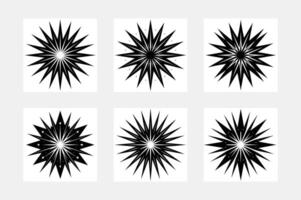 Sacred geometry - Star symbol set vector