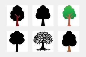Tree of Life Black on White Background vector