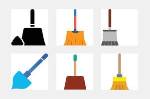 House cleaning icon set vector