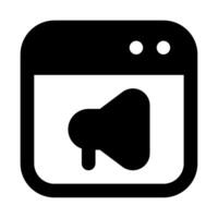 Web Ads icon for web, app, infographic, etc vector