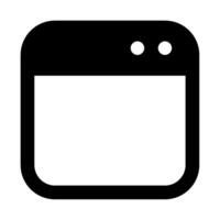 Browser icon for web, app, infographic, etc vector