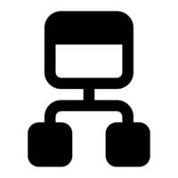 Site Structure icon for web, app, infographic, etc vector