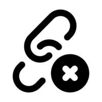 Nofollow Links icon for web, app, infographic, etc vector