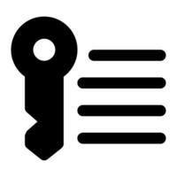 Long Tail Keywords icon for web, app, infographic, etc vector
