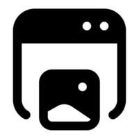 Image Optimization icon for web, app, infographic, etc vector