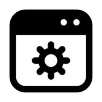 Technical SEO icon for web, app, infographic, etc vector