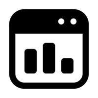 Analytics Dashboard icon for web, app, infographic, etc vector