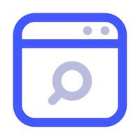 On Page SEO icon for web, app, infographic, etc vector